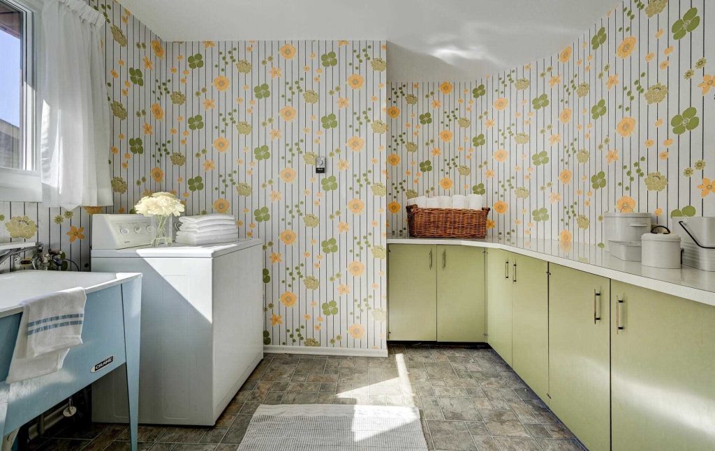 Laundry room and mudroom before at Project Cravenhomestead